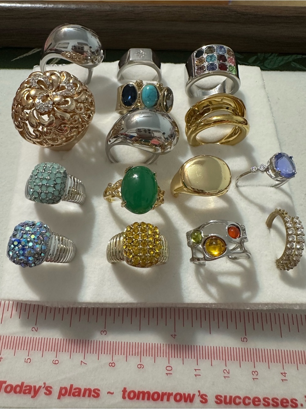 Assorted Multi-Color Gemstone Cocktail Ring - Women Jewelry